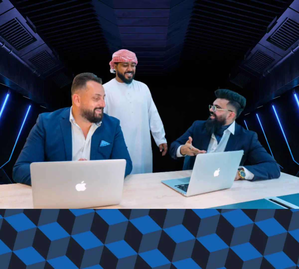 Ramiz, Mohamed & Owais — Act Local Founders