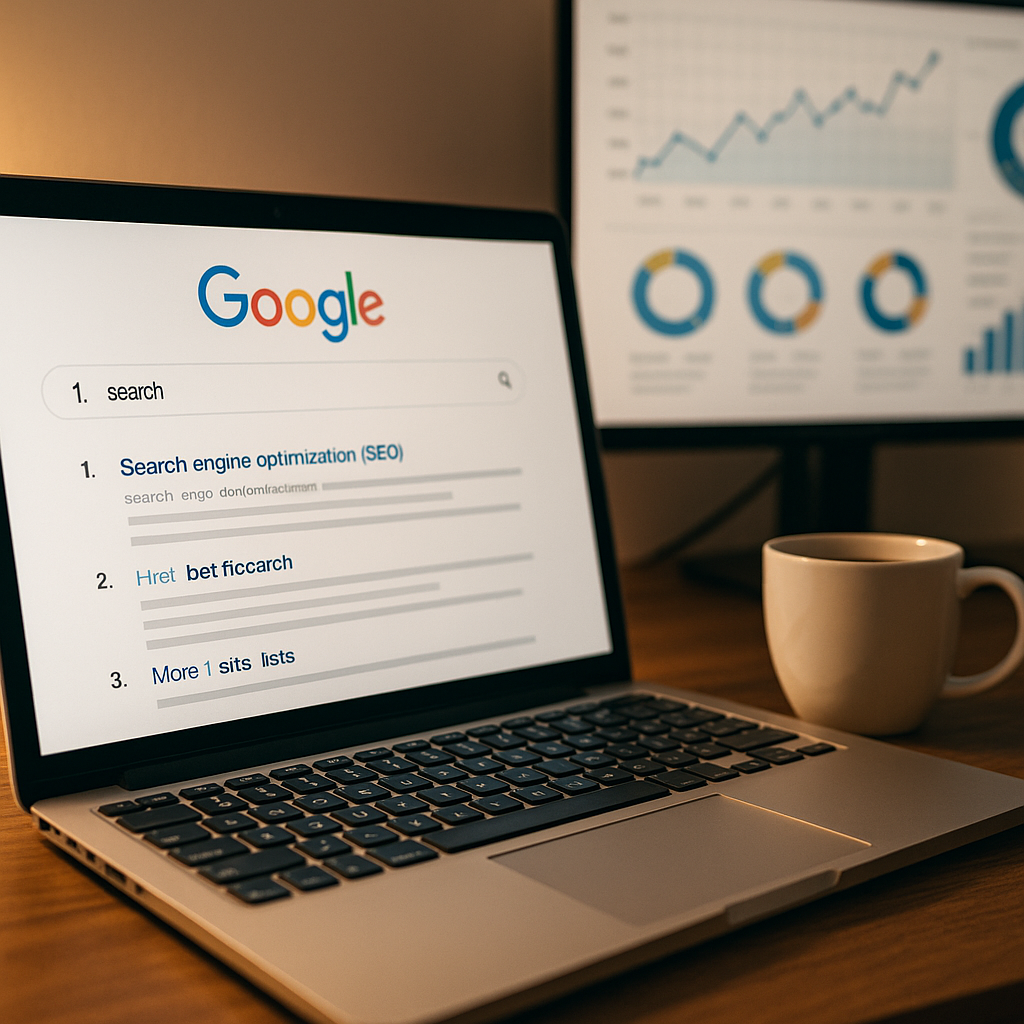 Number 1 Google ranking results for Act Local SEO client