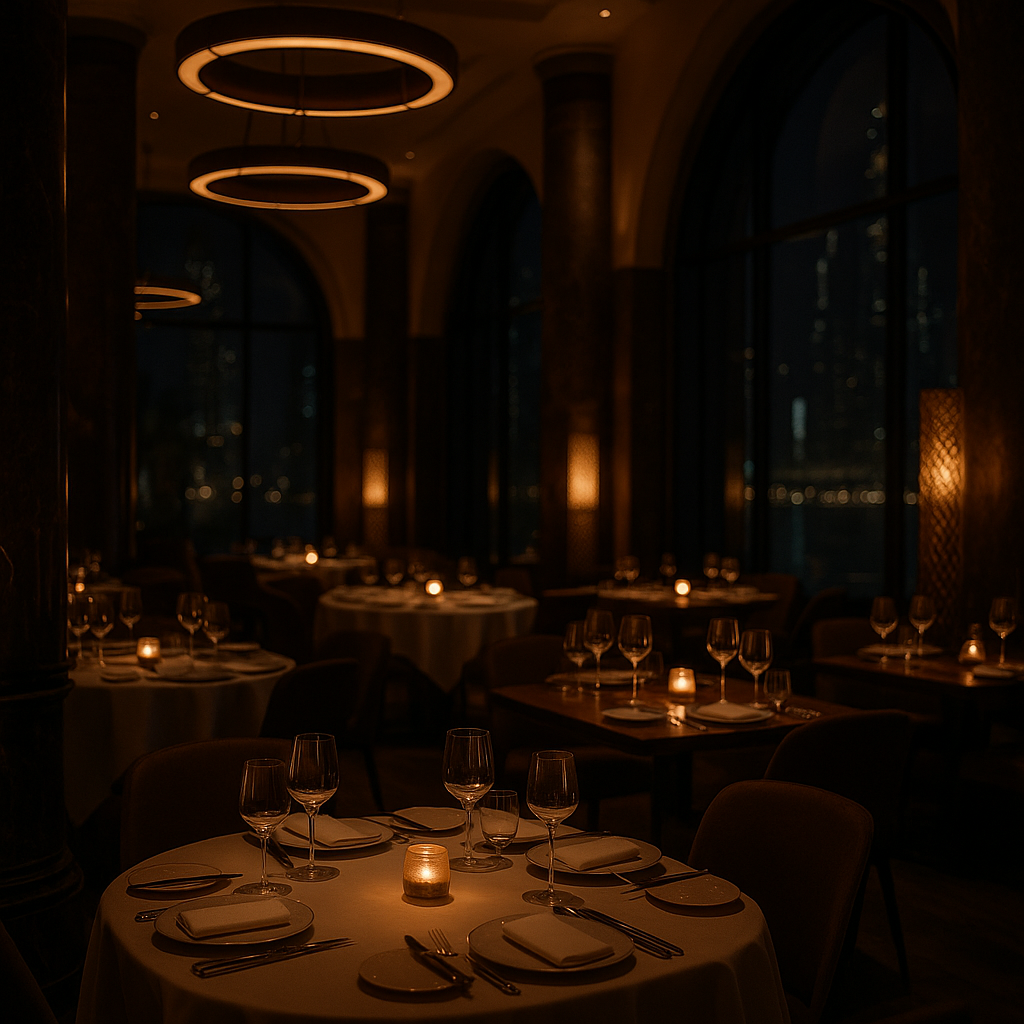 Dubai restaurant interior